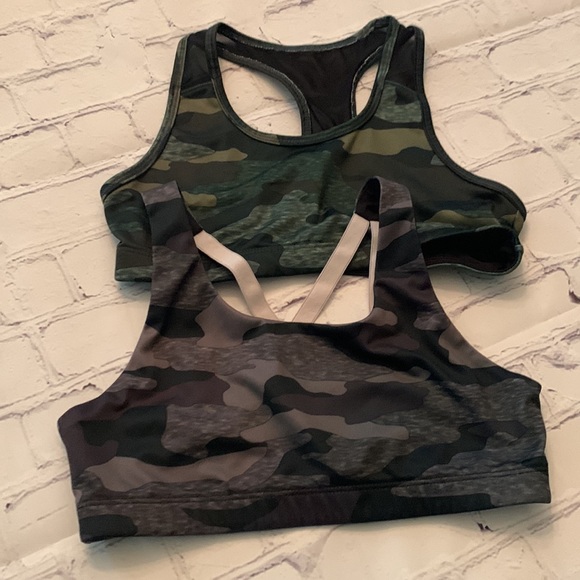 Girls Old Navy Active Racerback Sports Camouflage Bra Set - Picture 6 of 6